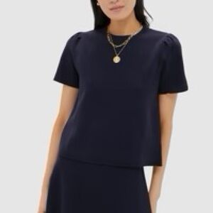 NWT Tuckernuck Classic Navy Short Sleeve Top